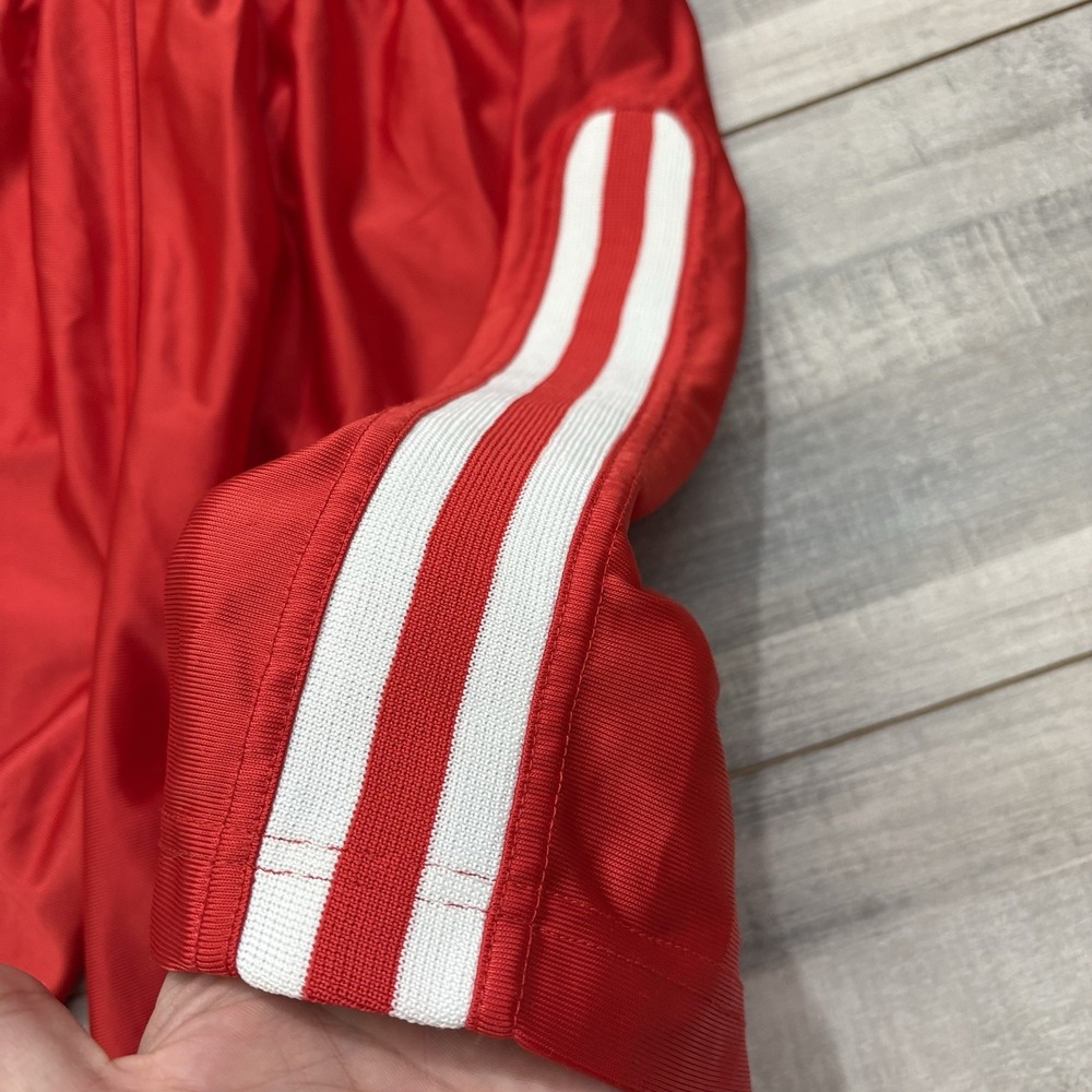 Vintage Diadora Soccer Shorts Mens Large Red Satin Shiny 90's Y2K Nylon Athletic - Picture 12 of 15